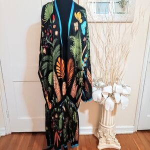 Ruffle Bottom Kimono